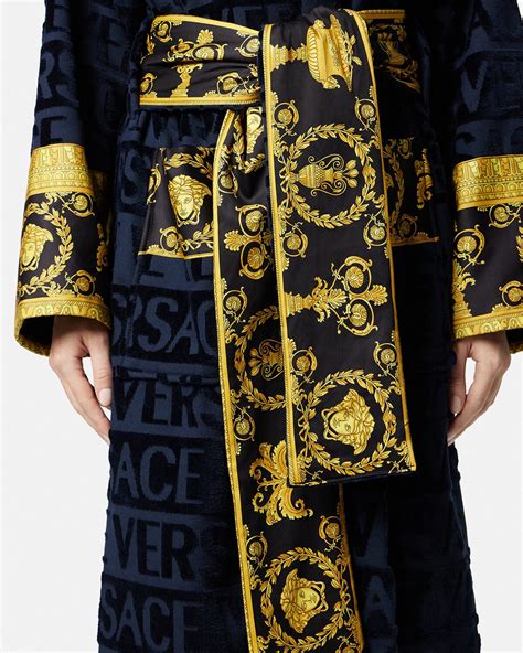 baroque blouse versace|versace baroque bathrobe.